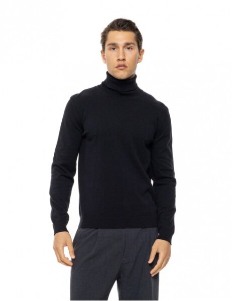 BISTON ΖΙΒΑΓΚΟ ΒΑΜΒΑΚΕΡΟ ΑΝΤΡΙΚΟ ΜΑΥΡΟ 54-206-013 REGULAR FIT