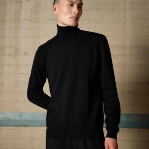 BISTON ΖΙΒΑΓΚΟ ΒΑΜΒΑΚΕΡΟ ΑΝΤΡΙΚΟ ΜΑΥΡΟ 54-206-013 REGULAR FIT
