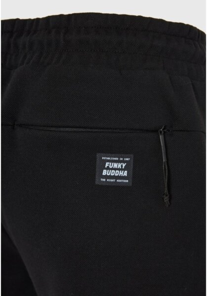 FUNKY BUDDHA ΠΑΝΤΕΛΟΝΙ ΦΟΥΤΕΡ ΑΝΔΡΙΚΗ ΜΑΥΡΟ FBM012-053-02 REGULAR FIT