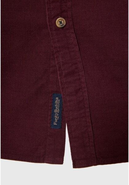 FUNKY BUDDHA ΠΟΥΚΑΜΙΣΟ ΚΟΤΛΕ ΜΠΟΡΝΤΩ FBM012-003-05 REGULAR FIT