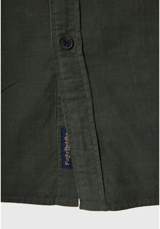 FUNKY BUDDHA ΠΟΥΚΑΜΙΣΟ ΚΟΤΛΕ ΧΑΚΙ FBM012-003-05 REGULAR FIT FUNKY BUDDHA ΠΟΥΚΑΜΙΣΟ ΚΟΤΛΕ ΧΑΚΙ FBM012-003-05 REGULAR FIT