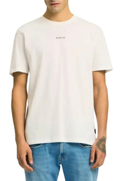 REPLAY T-SHIRT OFF WHITE ΑΝΤΡΙΚΟ M3098.000.2660.985 REGULAR FIT
