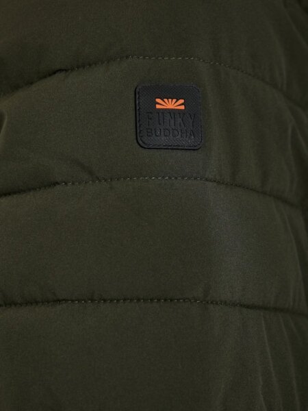 FUNKY BUDDHA JACKET ΑΝΔΡΙΚΟ ΧΑΚΙ FBM012-002-01 REGULAR FIT