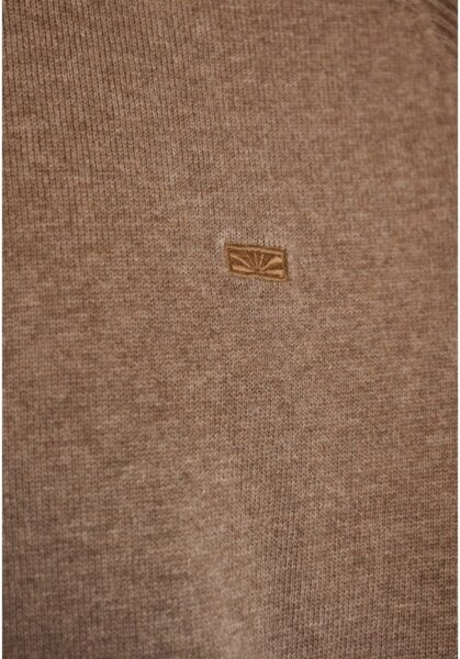 FUNKY BUDDHA ΠΛΕΚΤΟ ΑΝΔΡΙΚΟ HALF ZIP ΜΠΕΖ FBM012-003-09 REGULAR FIT