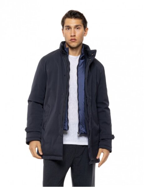 SPLENDID JACKET ΑΝΔΡΙΚΟ ΜΠΛΕ ΣΚΟΥΡΟ 54-201-096 REGULAR FIT