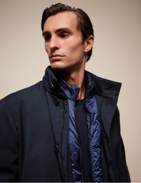 SPLENDID JACKET ΑΝΔΡΙΚΟ ΜΠΛΕ ΣΚΟΥΡΟ 54-201-096 REGULAR FIT