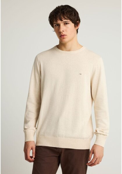 FUNKY BUDDHA ΠΛΕΚΤΟ ΒΑΜΒΑΚΕΡΟ ΑΝΔΡΙΚΟ ΕΚΡΟΥ-IVORY MEL FBM012-001-09 REGULAR FIT