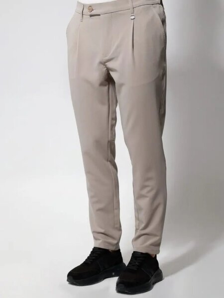 TRESOR ΠΑΝΤΕΛΟΝΙ ΑΝΔΡΙΚΟ ΓΚΡΙ-ΜΠΕΖ 4694 REGULAR FIT