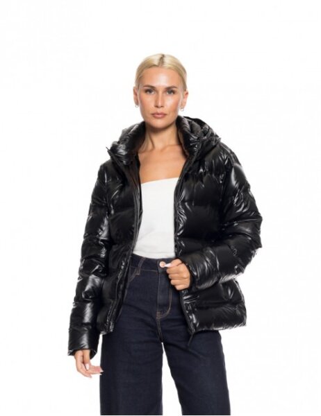 BISTON JACKET ΓΥΝΑΙΚΕΙΟ ΚΟΝΤΟ ΜΑΥΡΟ 52-101-071 BLACK