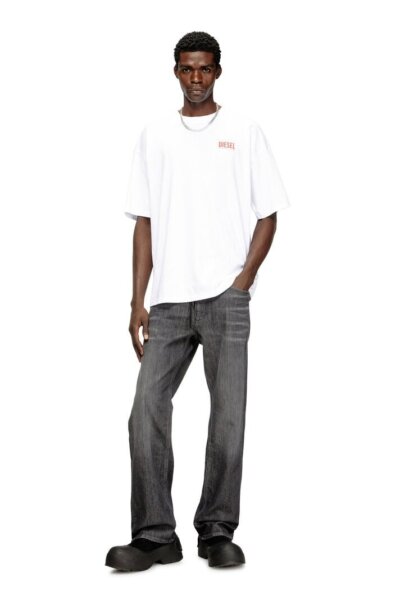 DIESEL T-SHIRT ΑΝΔΡΙΚΟ ΛΕΥΚΟ A20036-0EPCA-100 T-BOXT-BISK REGULAR FIT