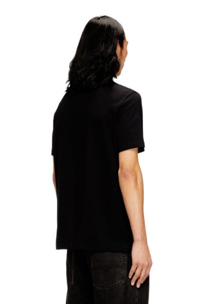 DIESEL T-SHIRT ΑΝΔΡΙΚΟ ΜΑΥΡΟ A17880-0CLBR-9XX T-ADJUST-OD REGULAR FIT