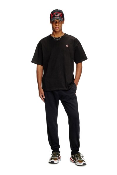 DIESEL T-SHIRT ΑΝΔΡΙΚΟ ΜΑΥΡΟ A16400-0QIAM-9XX T-BOXT-R30 REGULAR FIT