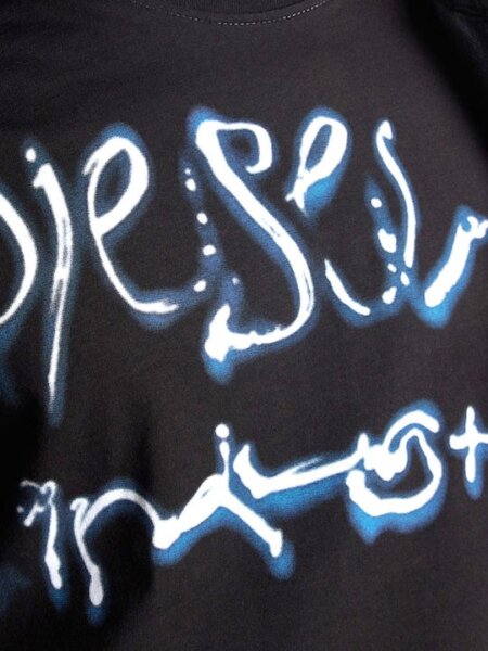 DIESEL T-SHIRT ΑΝΔΡΙΚΟ ΜΑΥΡΟ A20511-0QIAM-9XX T-NORM-V8 REGULAR FIT