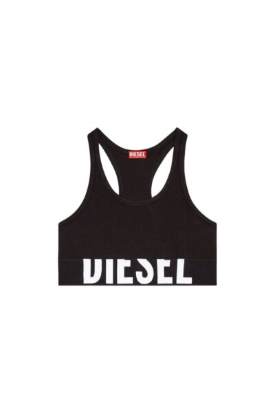 DIESEL TOP ΓΥΝΑΙΚΕΙΟ ΜΑΥΡΟ A14591-0HMAU-9XX UFSB-COTTON-RACE-BRALETTE-XL BRA