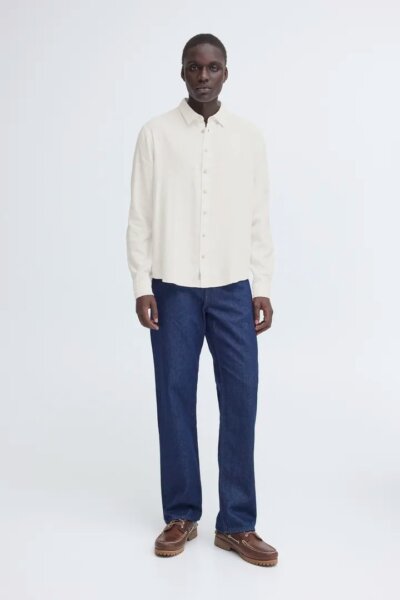 BLEND ΠΟΥΚΑΜΙΣΟ ΛΙΝΟ ΑΝΤΡΙΚΟ ΛΕΥΚΟ BHBOBBY 20720211-110602 REGULAR FIT