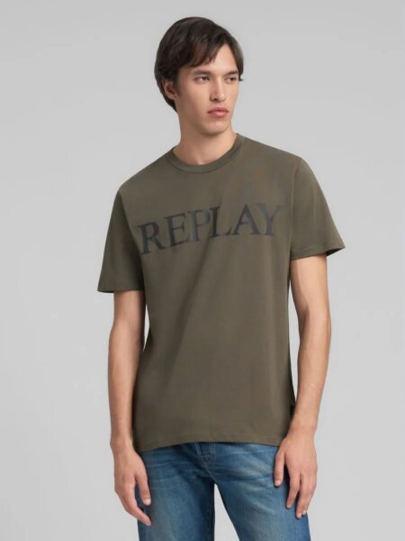 REPLAY T-SHIRT ΑΝΔΡΙΚΟ ΧΑΚΙ M3099.000.2660.759 REGULAR FIT
