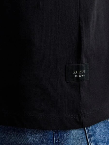REPLAY T-SHIRT ΑΝΔΡΙΚΟ ΜΑΥΡΟ M3099.000.2660.098 REGULAR FIT