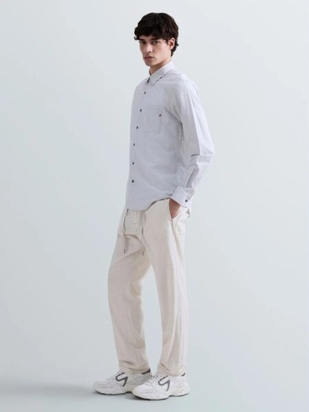 REPLAY ΠΟΥΚΑΜΙΣΟ ΑΝΔΡΙΚΟ ΓΚΡΙ M4148.000.52864.010 REGULAR FIT