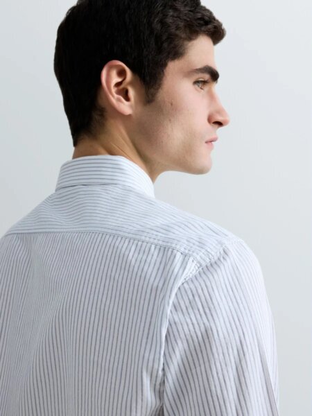 REPLAY ΠΟΥΚΑΜΙΣΟ ΑΝΔΡΙΚΟ ΡΙΓΕ ΜΠΛΕ M4138A.000.52880.010 REGULAR FIT