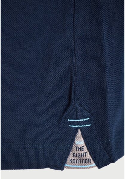 FUNKY BUDDHA POLO ΑΝΤΡΙΚΟ ΜΠΛΕ ΣΚΟΥΡΟ FBM013-001-11 REGULAR FIT