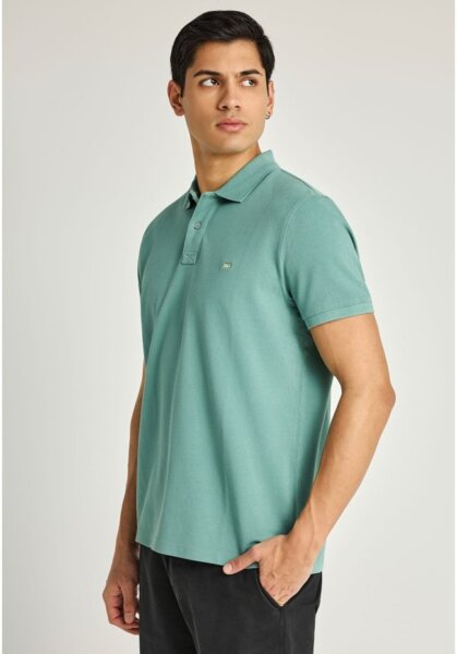 FUNKY BUDDHA POLO ΑΝΔΡΙΚΟ ΜΕΝΤΑ-GREN LAKE FBM013-001-11 REGULAR FIT