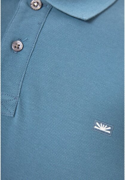 FUNKY BUDDHA POLO ΑΝΔΡΙΚΟ ΓΑΛΑΖΙΟ-BLUE HEAVEN FBM013-001-11 REGULAR FIT