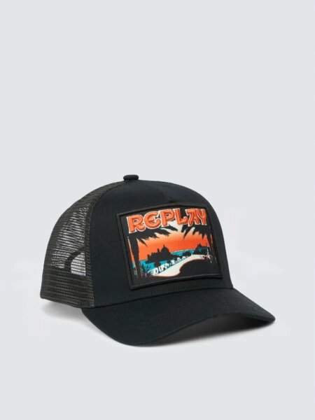 REPLAY ΚΑΠΕΛΟ ΜΑΥΡΟ AM4442.000.A0406.0098