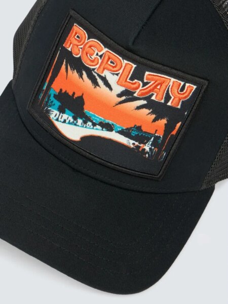 REPLAY ΚΑΠΕΛΟ ΜΑΥΡΟ AM4442.000.A0406.0098