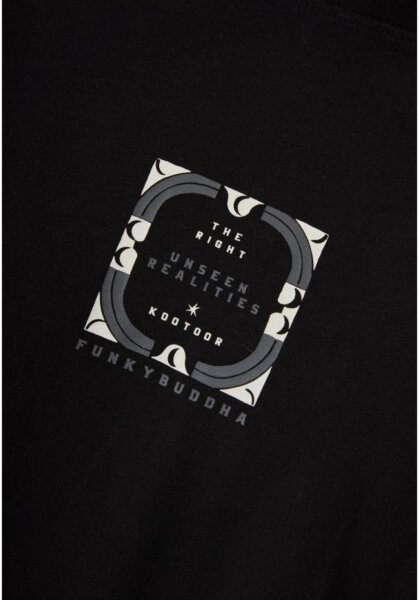 FUNKY BUDDHA T-SHIRT ΑΝΤΡΙΚΟ ΜΑΥΡΟ FBM013-050-04 RELAXED FIT