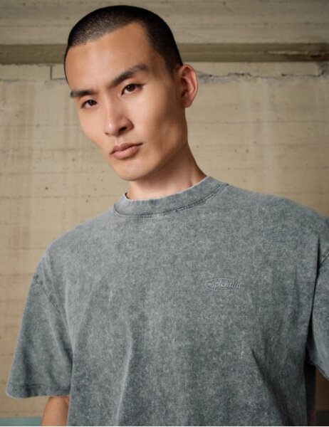 SPLENDID T-SHIRT ΑΝΤΡΙΚΟ ΓΚΡΙ-LT GREY 54-206-001 REGULAR FIT