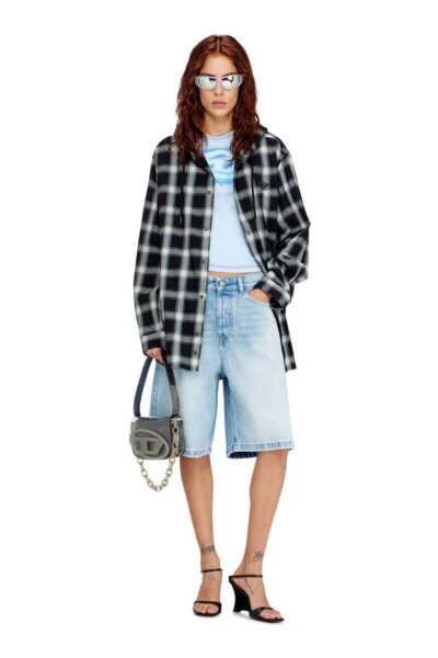 DIESEL ΒΕΡΜΟΥΔΑ DENIM ΓΥΝΑΙΚΕΙΑ LT-BLUE A14051-007DM-01 DE-SIRE-SHORT