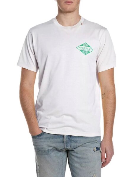REPLAY T-SHIRT ΑΝΔΡΙΚΟ ΛΕΥΚΟ M3344.000.2660.011 REGULAR FIT