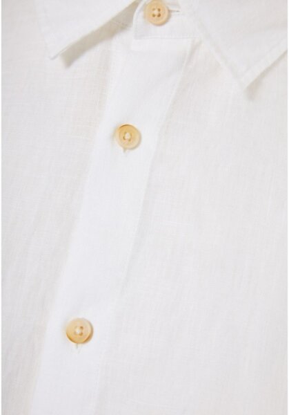 FUNKY BUDDHA ΠΟΥΚΑΜΙΣΟ ΛΙΝΟ ΑΝΔΡΙΚΟ ΛΕΥΚΟ FBM013-001-05 REGULAR FIT