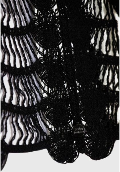 FUNKY BUDDHA ΜΠΛΟΥΖΑ ΜΕ ΑΡΑΙΗ ΠΛΕΞΗ ΓΥΝΑΙΚΕΙΑ ΜΑΥΡΗ FBL013-102-07 RELAXED FIT