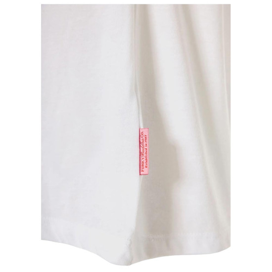 FUNKY BUDDHA T-SHIRT ΓΥΝΑΙΚΕΙΟ ΛΕΥΚΟ FBL013-114-04 REGULAR FIT