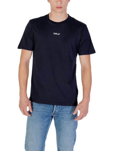 REPLAY T-SHIRT ΑΝΔΡΙΚΟ ΜΠΛΕ M3098.000.2660.067 REGULAR FIT