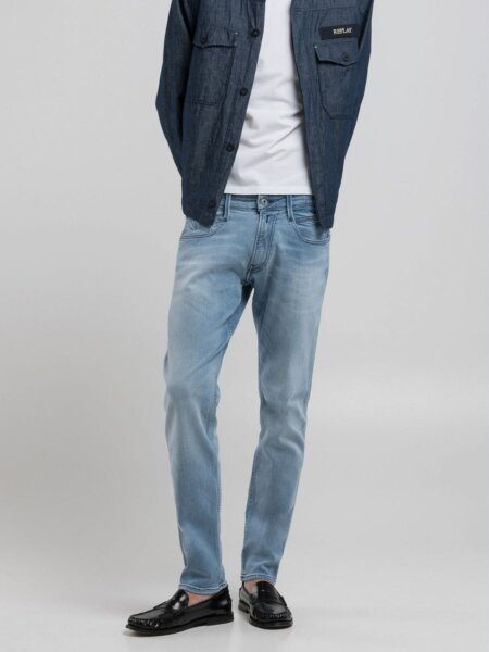 REPLAY JEAN ΑΝΔΡΙΚΟ LIGHT BLUE ANBASS M914Y.000.261.C42.010 SLIM FIT