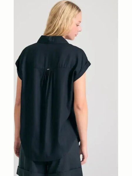 FUNKY BUDDHA ΠΟΥΚΑΜΙΣΟ ΓΥΝΑΙΚΕΙΟ ΜΑΥΡΟ FBL013-100-05 REGULAR FIT