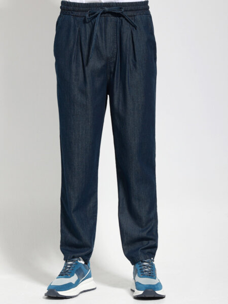 TRESOR JEAN ΑΝΤΡΙΚΟ ΜΠΛΕ ΣΚΟΥΡΟ SILVIO-4396 REGULAR FIT