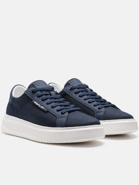 REPLAY SNEAKER ΑΝΔΡΙΚΟ ΜΠΛΕ ΣΚΟΥΡΟ PULSAR TWO GMZ8E.000.C0002T-0040 NAVY