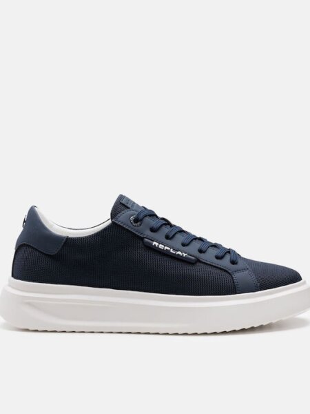 REPLAY SNEAKER ΑΝΔΡΙΚΟ ΜΠΛΕ ΣΚΟΥΡΟ PULSAR TWO GMZ8E.000.C0002T-0040 NAVY