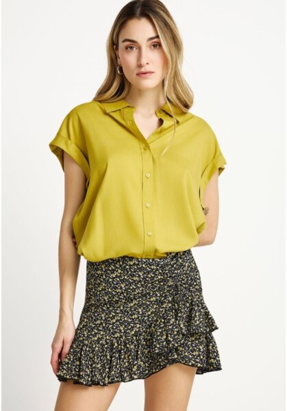 FUNKY BUDDHA ΠΟΥΚΑΜΙΣΟ ΓΥΝΑΙΚΕΙΟ LEMONGRASS FBL013-100-05 REGULAR FIT