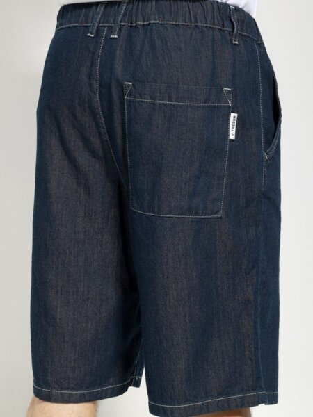 TRESOR ΒΕΡΜΟΥΔΑ DENIM ΑΝΤΡΙΚH ΜΠΛΕ ΣΚΟΥΡΟ 456096-SILVIO LOOSE FIT