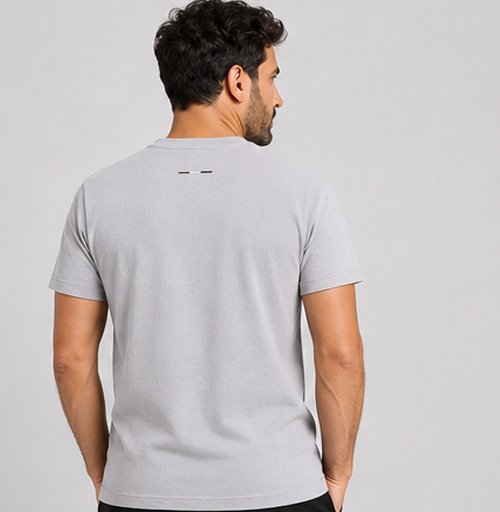 SIDE EFFECT T-SHIRT ΑΝΔΡΙΚΟ ΓΚΡΙ R-6244-08 REGULAR FIT