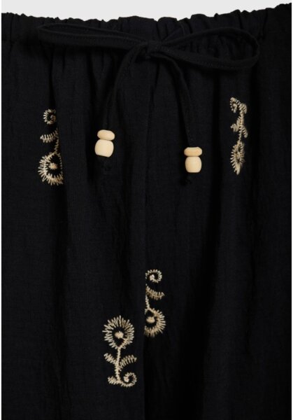 FUNKY BUDDHA ΓΥΝΑΙΚΕΙΑ ΠΑΤΕΛΟΝΑ ΜΑΥΡΗ FBL013-114-02 RELAXED FIT