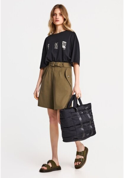 FUNKY BUDDHA ΤΣΑΝΤΑ ΚΑΠΙΤΟΝΕ ΜΑΥΡΟ FBL013-103-10