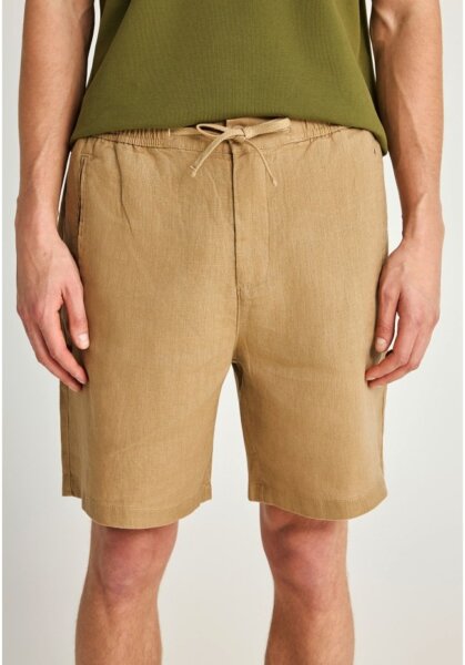 FUNKY BUDDHA ΒΕΡΜΟΥΔΑ ΛΙΝΗ ΑΝΤΡΙΚΗ ΜΠΕΖ-WARM SAND FBM013-009-03 REGULAR FIT