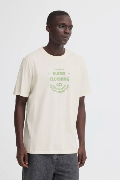 BLEND T-SHIRT ΑΝΔΡΙΚΟ OFF WHITE BHKALLE 20720649-900009215 REGULAR FIT