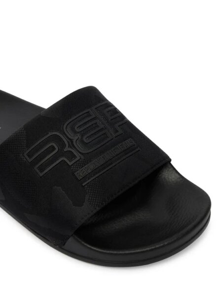 REPLAY SLIDES ΑΝΔΡΙΚΗ ΜΑΥΡΗ UP COVERT GMF1A.000.C0082T-1665 CAMO BLACK