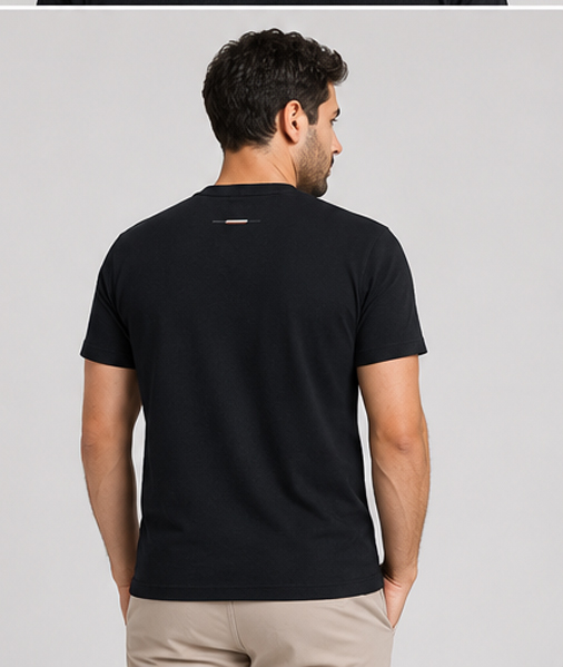 SIDE EFFECT T-SHIRT ΑΝΔΡΙΚΟ ΜΑΥΡΟ R-6244-01 REGULAR FIT
